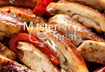 Chicken thigh  fajita bowl