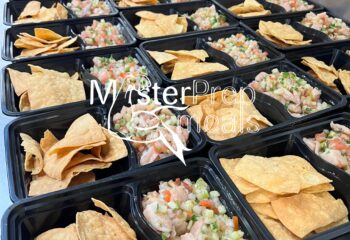 TILAPIA CEVICHE W/TORTILLA CHIPS