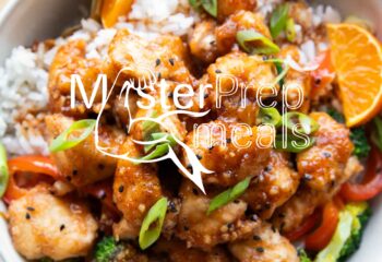 Orange chicken bowl