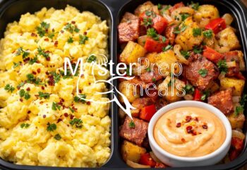 Lean and loaded breakfast plate