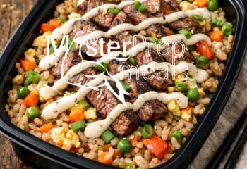 Garlic Aioli Steak Fried Rice